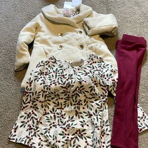 Tahari baby girl jacket & matching outfit size 18months NWT